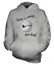 Santa Is Coming Unisex Adult Hoodie