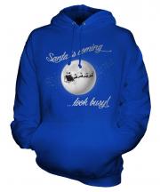 Santa Is Coming Unisex Adult Hoodie